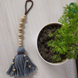 Acrylic & Wooden Bead <b>Bag</b> <b>Tassel</b> Indian Supplier and Manufacturer of Refratex India - Product Image 1