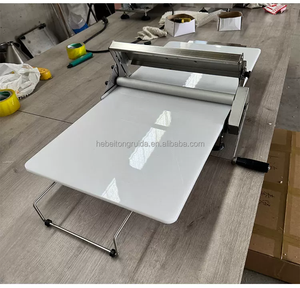 Máquina laminadora de masa plegable con rodillo, espesores ajustables, para pizza, croissant, hojaldre, fondant - Product Image 4
