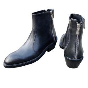 <b>Vintage</b> Suede Chukka <b>Boots</b> with Classic Lacing Wear Resistant Heel for Men's Business Casual and Retro Shoes - Product Image 6