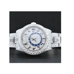 Venta a granel reloj de calidad superior Oem reloj de diamante resistente al agua de cristal de acero inoxidable a granel para unisex de La India - Product Image 1