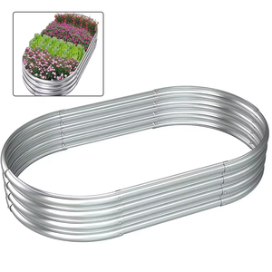 Lit de jardin surélevé en métal pour l'extérieur Jardinière galvanisée Lits surélevés pour le jardin Lits de jardin surélevés galvanisés pour légumes et fleurs - Product Image 5