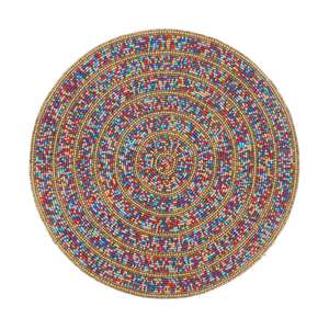 New Designs Indian Handmade Beaded Glass <b>Coasters</b> for Wedding <b>and</b> <b>Christmas</b> Party Table Decor mats & pads from India sale - Product Image 5