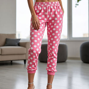 Sublimation Sweat Pants Women's Causal <b>High</b> <b>Waist</b> Fitness Sports Lightweight Slim Fit Jogger <b>Trouser</b> Pants Ladies - Product Image 3
