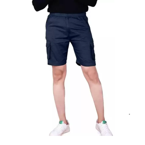 Pantalones cortos Cargo de alta calidad para hombre, diseño personalizado, informal, de Color sólido, cintura media, tejido transpirable, BD, precio barato al por mayor - Product Image 4