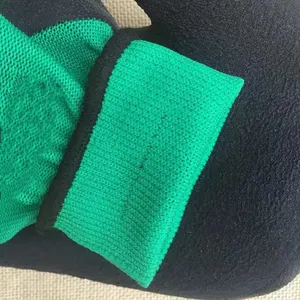 ถุงมือนิรภัยสำหรับงานอุตสาหกรรมพร้อมถุงมือเคลือบยางกันลื่นถุงมือทำงานก่อสร้างแบบระบายอากาศได้บุด้วยไนลอน/ผ้าฝ้าย - Product Image 5