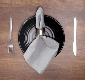 <b>Indian</b> Exclusive Napkin <b>Rings</b> for Weddings Parties Christmas Table Decor With Wood Iron Featuring Paper Polyethylene Napkins - Product Image 4