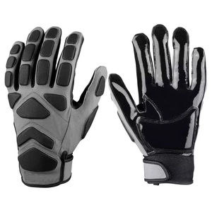 Gants de football américain de haute qualité pour jeunes, unisexes, en latex, imperméables, compatibles avec les écrans tactiles, confortables, antidérapants, durables - Product Image 4
