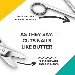 Professional Stainless Steel Toenail Cuticle Scissor for Precise <b>Nail</b> Trimming and Cuticle Care at Home or in Salon - Product Image 3