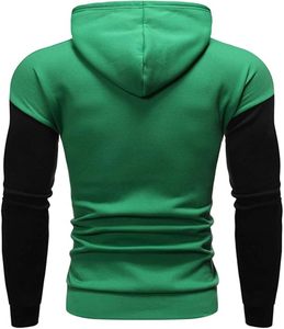 เสื้อฮู้ดสวมหัวสำหรับผู้ชายทรงปกติมีฮู้ดผ้าคอตตอน100% ฤดูหนาว - Product Image 3