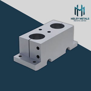 Bloc de montage à double alésage en alliage d'aluminium durable pour assemblages mécaniques avec une haute résistance aux vibrations et à la résistance - Product Image 1