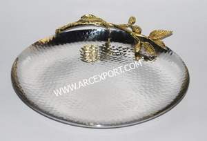 Décoration de table luxueuse plateau de service alimentaire en gros maison et ustensiles de cuisine plateau de service de restauration rapide plateau de service à thé et à café - Product Image 2