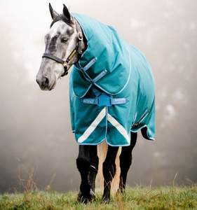 1200D ขี่ม้าคุณภาพสูงกันน้ำระบายอากาศคอมโบพรมม้าสีขาวพร้อมผ้าห่มแข่งม้าสำหรับฤดูหนาว - Product Image 4