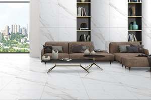 600x1200mm collection de carreaux de porcelaine Rock Bianco aspect marbre carreaux blancs conceptions haute qualité usine directe carreaux de gros - Product Image 5