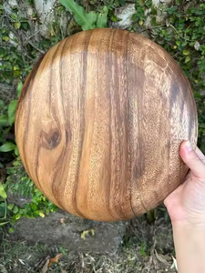 Home And Kitchen Acacia Wood Serving Platter Snack Charger Plate With <b>Wedding</b> Decoration <b>Pack</b> Of Wooden by glowin fashion - Product Image 3