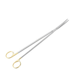 METZENBAUM DUROTIP 285 mm 11 14 Pulgadas Vascular Debakey Tijeras Medio Oro Curvo TC Blunt Romo Disección Tijeras Industriales - Product Image 2