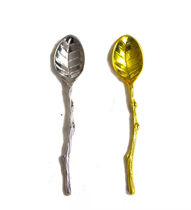 Cuillère en laiton au meilleur design avec poignée unique pour table à manger et cuillère en laiton à usage domestique pour produits d'emballage personnalisés - Product Image 2