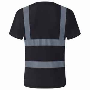 2025 Style personnalisé haute visibilité T-shirt réfléchissant personnalisé sécurité réfléchissant demi manches vêtements de plein air T-shirt pour hommes - Product Image 2