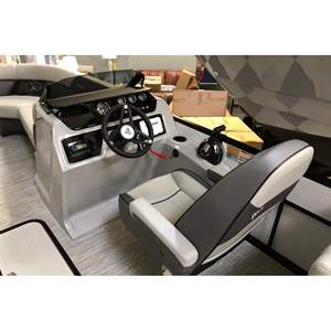 Bateau ponton Viaggio V22U 2026, coque en fibre de verre, moteur Mercury 150 XL quatre temps - Product Image 1