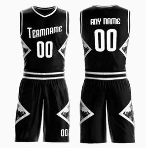 Uniforme de Baloncesto Personalizado al por Mayor, Transpirable, de Secado Rápido, Tallas Grandes, Conjunto de Camiseta y Pantalones Cortos, Ropa de Equipo - Product Image 6