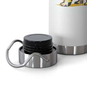 Última colección Botella de agua metálica Botella de agua ligera de cobre a prueba de fugas de acero inoxidable con tapa hermética Hecha-India - Product Image 2