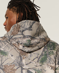 Sweat-shirts à capuche personnalisés avec logo, coupe classique, 100% coton molletonné, respirant, écologique, streetwear pour hommes, unisexe - Product Image 6