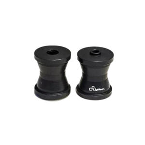 LIGHTECH TSR001NER Black Seat <b>Backrest</b> Raiser for Motorcycles Original Product - Product Image 1