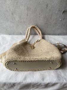 Bolsa de rafia vietnamita de ganchillo natural - Product Image 6