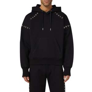 Sudaderas con Capucha Extra Grandes con Cremallera, Logotipo en Relieve, Impresión 3D, Ojales Metálicos Porosos Ecológicos Personalizados para Ropa de Hombre - Product Image 1