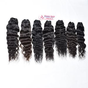 Prix de gros, vente de produits, cheveux humains indiens bruts, paquet de cheveux bouclés, soyeux, lisses, brillants, texture naturelle, disponibles - Product Image 3