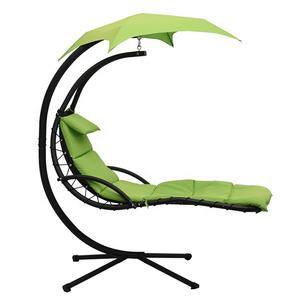 Panier en acier osier rotin balançoire siège meubles extérieur patio balançoire chaise suspendue jardin balançoire oeuf chaise avec support - Product Image 5