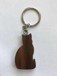 ห่วงโซ่พวงกุญแจไม้รูปหัวใจทำด้วยมือพวงกุญแจที่เปิดขวดทำจากไม้และโซ่จักรยานสำหรับบ้านและรถยนต์ - Product Image 3