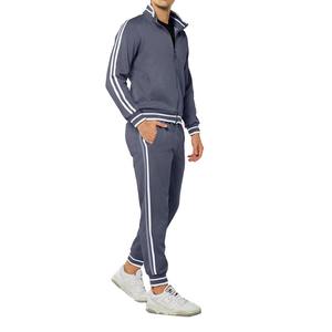 Vêtements de sport de jogging personnalisés de haute qualité pour hommes survêtements à motif solide élégants respectueux de l'environnement pour la saison de printemps en gros - Product Image 5