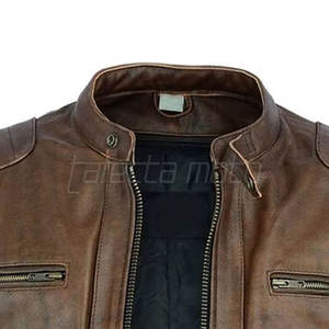 Chaquetas de Cuero para Motociclistas, Ropa Deportiva Cómoda, Chaquetas de Cuero para Motociclistas Disponibles en MOQ Bajo - Product Image 5