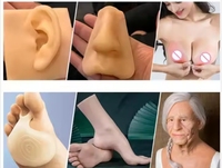Caoutchouc de silicone liquide médical bicomposant 1:1 à faible rétrécissement pour effets spéciaux cinématographiques, maquillage, peau humaine, moulage de prothèses