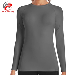 Wholesale Lightweight Slim Fit Tight Long Sleeve Gym <b>Tops</b> Fitness Yoga Sports Tshirt for <b>Women</b> - Product Image 1