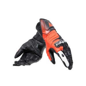 ถุงมือหนังยาว Dainese Carbon 4 สำหรับผู้ชาย แข่งรถ-สีดำ/สีแดงเรืองแสง/สีขาว ไซส์ M/XL/2XL EAN13 8051019425935 - Product Image 1