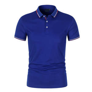 Nueva Llegada de Camisetas Polo para Hombre, 100% Algodón Jersey, Diseño Sólido, Estilo Urbano, Elegante, con Logotipo Personalizado ODM - Product Image 1