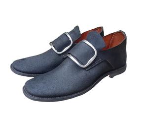 Bottes d'entraînement d'hiver en daim en cuir de vachette véritable de style 18e siècle fermeture à lacets hauteur de cheville respirante pour l'automne été - Product Image 1