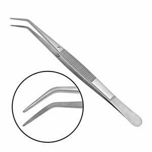 Pinzas quirúrgicas curvas Alicates de algodón y vendaje Pinzas quirúrgicas Meriam - Product Image 1