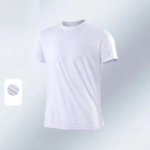 Camisetas de entrenamiento de capa base de compresión 100% algodón para hombre al por mayor Top de entrenamiento atlético Atlético - Product Image 2