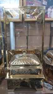 Ensemble de réchauds de buffet en acier inoxydable de qualité supérieure, équipement pour hôtels et restaurants, services de table, kit de tasses inclus, compatible congélateur - Product Image 3