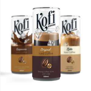 Listo para beber Crema dulce Chocolate Azúcar HALAL Certificado Grado superior Vietnam TANDO Café enlatado - Product Image 1