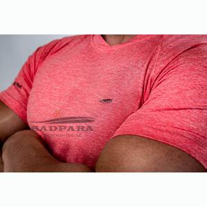Logo personnalisé Compression T-shirts pour hommes Séchage rapide Polyester Spandex Sports Gym Undershirts Respirant Workout Training Top - Product Image 3