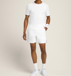 เสื้อกีฬาผู้ชายแบบสวมใส่สบาย ระบายอากาศได้ดี ไม่ยับ เป็นมิตรกับสิ่งแวดล้อม รับสกรีนโลโก้ สำหรับบาสเกตบอล ยิม กีฬา วอลเลย์บอล เทนนิส ขายส่ง - Product Image 5