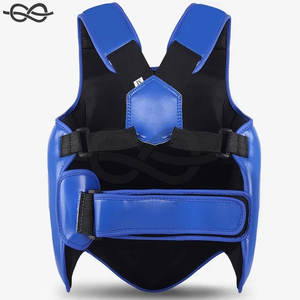 ตัวป้องกันหน้าอกสำหรับต่อยมวยศิลปะการต่อสู้เสื้อกั๊กซี่โครงแบบพลิกกลับได้เกราะป้องกันสำหรับเทควันโดเป้าฝึกซ้อม - Product Image 4