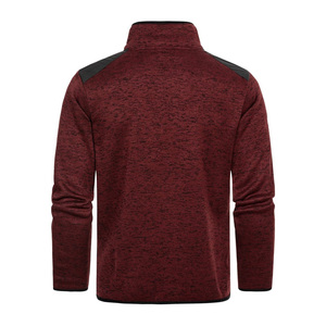 Veste à col montant en polaire légère tendance pour hommes Veste d'extérieur élégante, chaude et respirante avec logo personnalisé - Product Image 2