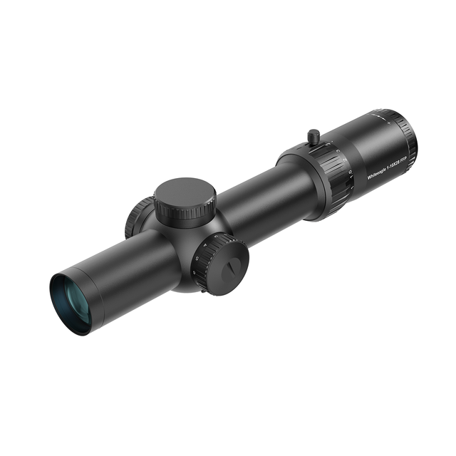 Red Win Whiteeagle 1-10x28 FFP Black 34mm Monotube 1/10Value Turret Adjut Glass Etched Reticle Motion Sensor LPVO Scope