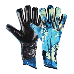 Gants de gardien de but de football d'entraînement avec paume en latex, gants de gardien de but en gros avec ajustement respirant et doux - Product Image 4