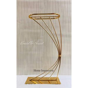 Admirable Juego de Soportes Decorativos Harlow de Metal con Recubrimiento en Polvo de Color Personalizado HI-84008 para Decoración de Bodas - Product Image 5