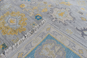 Tapis rectangulaire vintage fait main en laine de Nouvelle-Zélande, antidérapant, à motifs floraux modernes, vente chaude 2024, pour la maison, le salon - Product Image 6